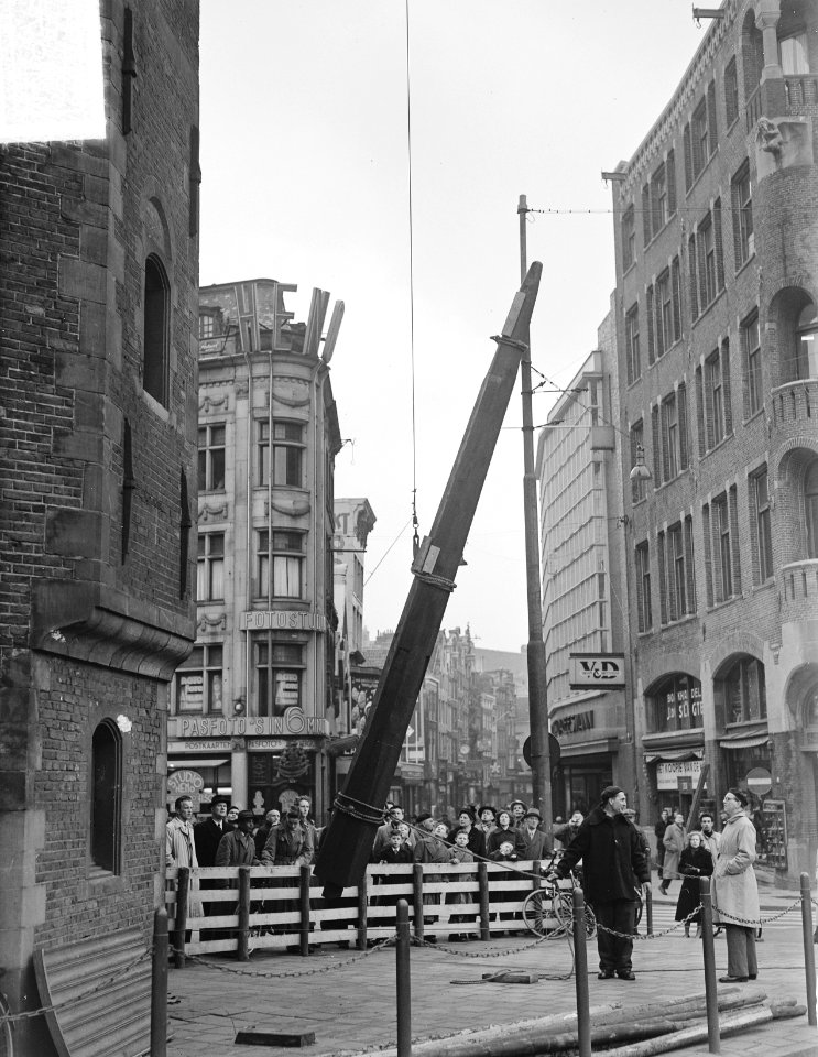Plaatsing van de Koningstijl op de Muntttoren, Bestanddeelnr 904-4873
