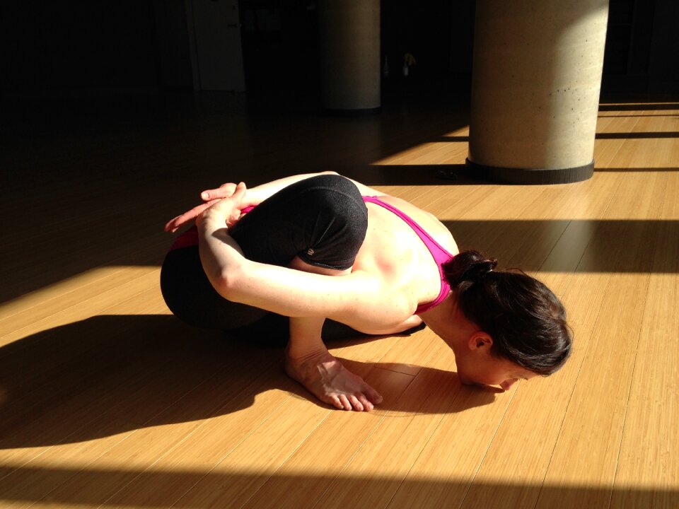 Girl woman brown yoga