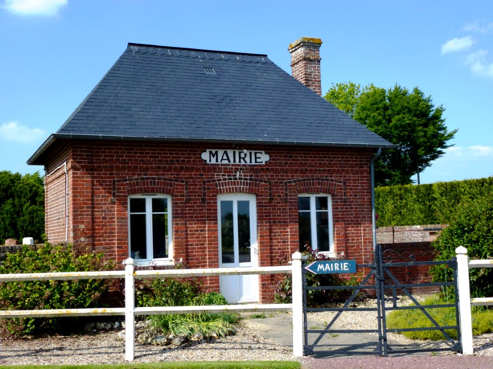 Plainville (Eure, Fr) ancienne mairie