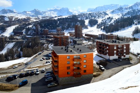 Plagne Centre, facing east, April 2017