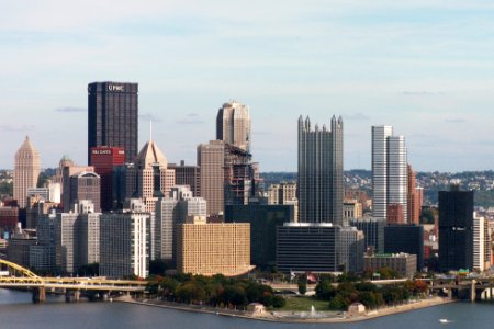 Pittsburgh Skyline from West End Overlook 01 photo