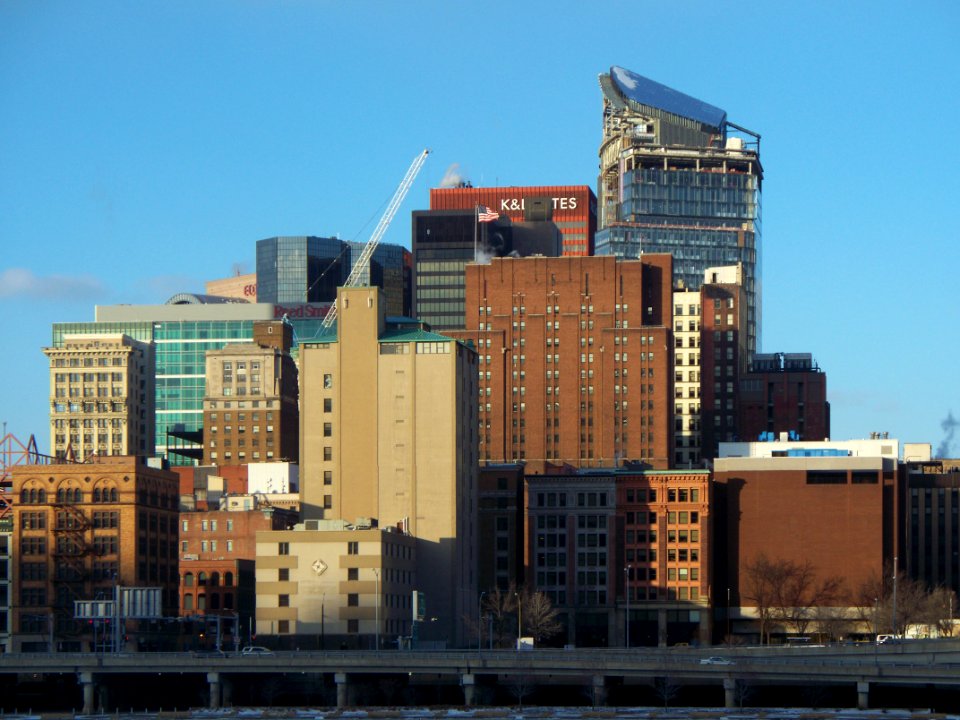 Pittsburgh skyline, 2015-02-15, 01
