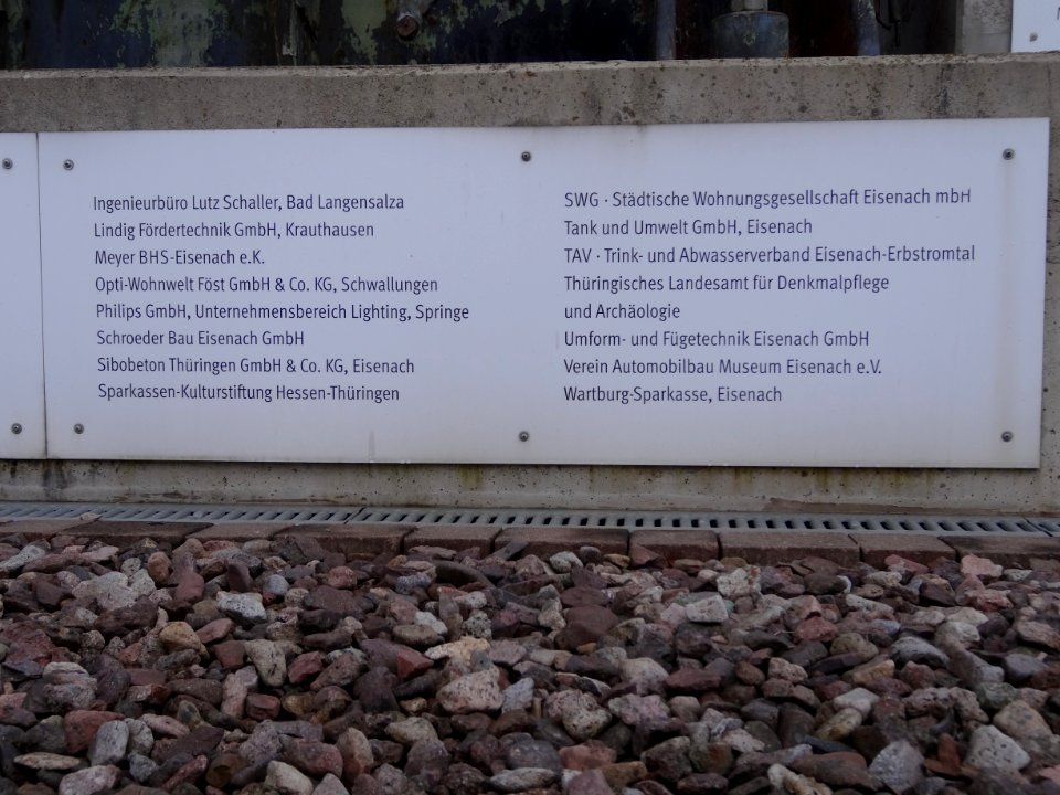 Plakette alte Presse Friedrich-Naumann-Straße, Eisenach 2