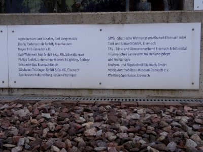 Plakette alte Presse Friedrich-Naumann-Straße, Eisenach 2