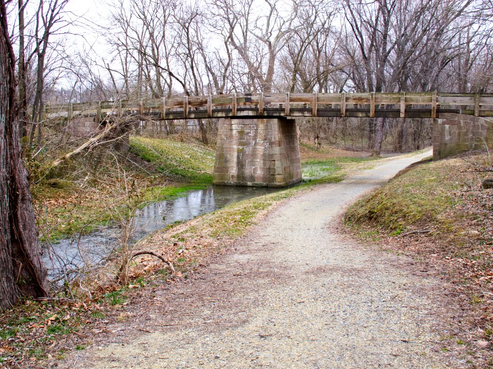 Pivot Bridge at Point of Rocks on Chesapeake and Ohio canal