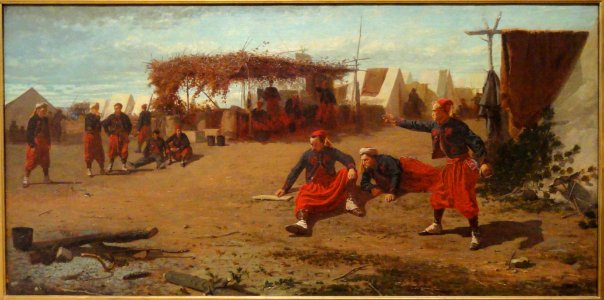 Pitching Quoits by Winslow Homer, 1865 - Fogg Art Museum - DSC02256