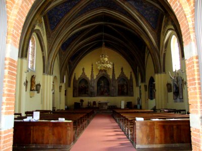 Plaisance-du-Touch (Haute-Garonne, Fr) église, intérieur