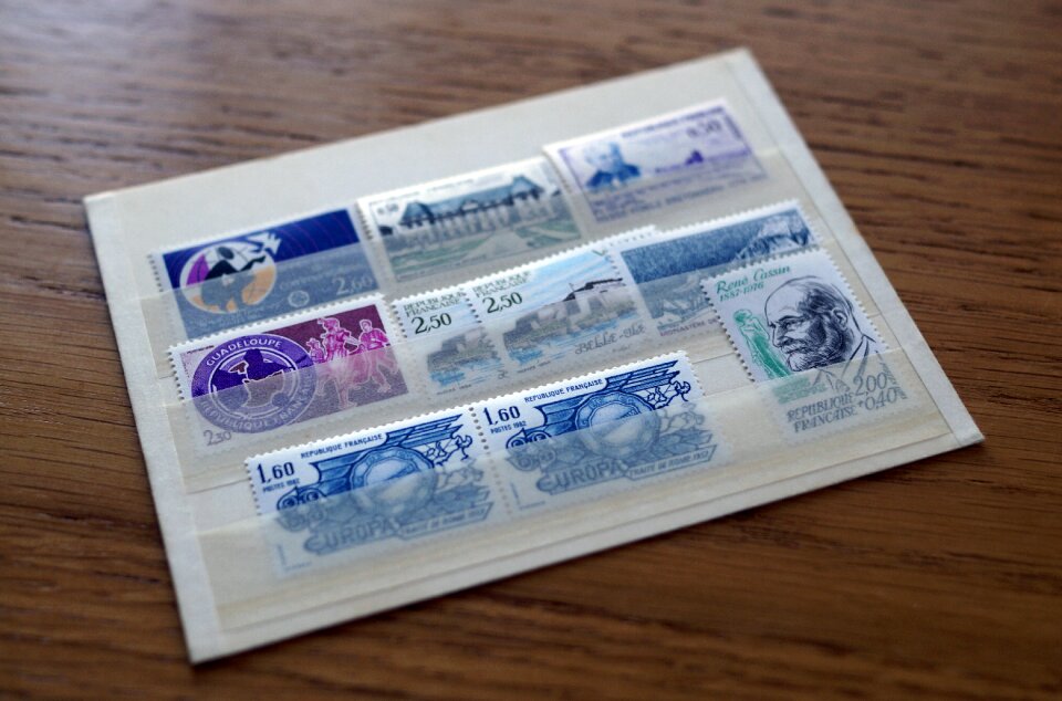 Philately french stamps stamp collection
