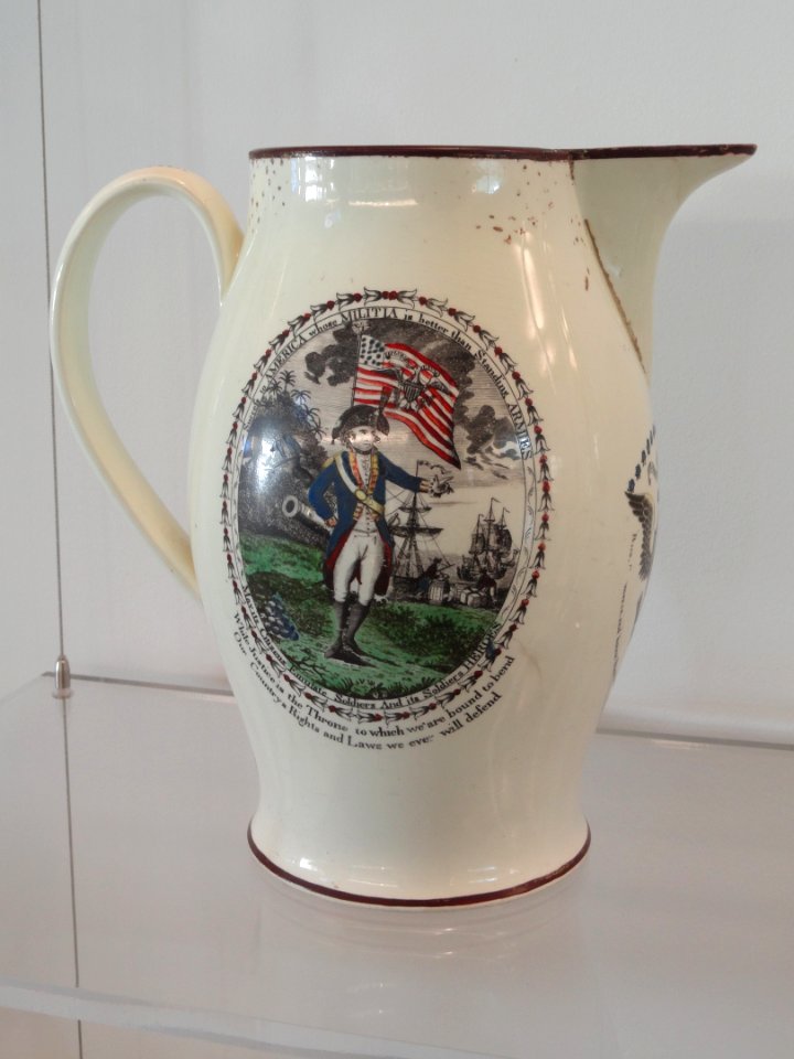 Pitcher, c. 1804, English - National Museum of American History - DSC06326