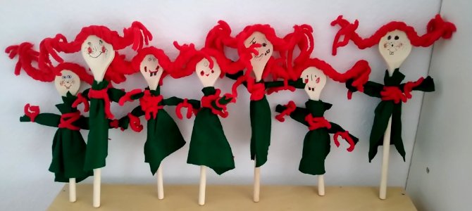 Pippi spoon puppet photo