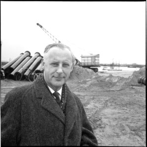 PJ Bliek op een bouwplaats