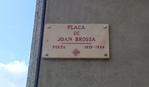 Plaça de Joan Brossa (Girona, Catalonia)