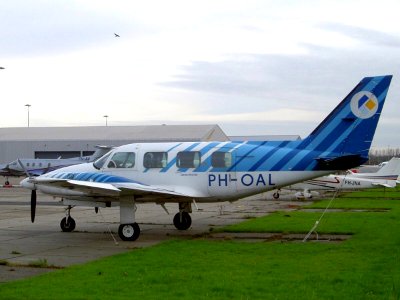 Piper PA-31 PH-OAL at Rotterdam Zestienhoven (RTM - EHRD), The Netherlands, 01 November 2004
