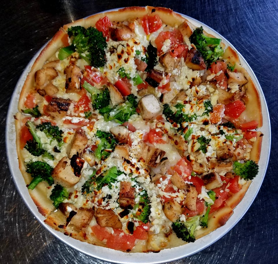 Pizza (chicken and broccoli) - Massachusetts