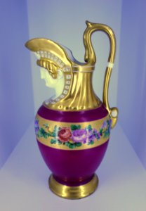 Pitcher, unknown maker, France, late 1800s, porcelain - Brooklyn Museum - Brooklyn, NY - DSC08368