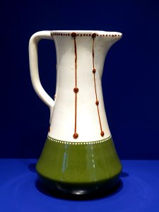 Pitcher by Paul Haustein, c. 1904, Hafnerware - Museum Künstlerkolonie Darmstadt - Mathildenhöhe - Darmstadt, Germany - DSC06289