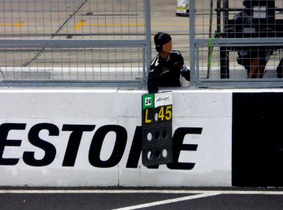 Pit board at 2014 pokka sapporo 1000km (1)