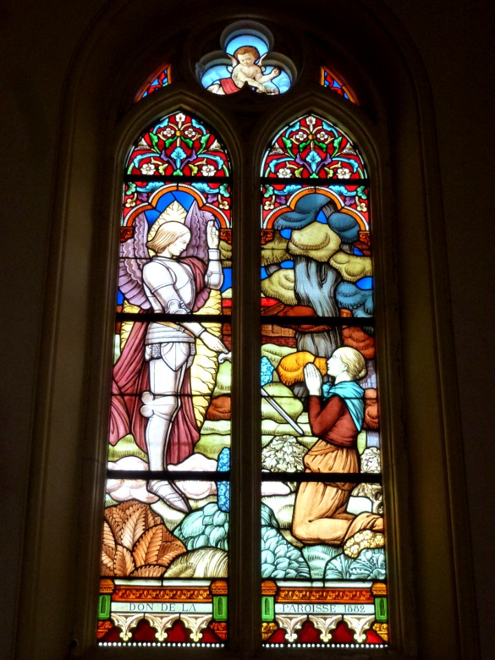 Polincove (Pas-de-Calais, Fr) église Saint-Léger vitrail 02