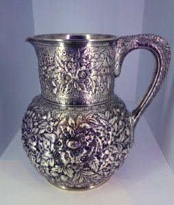 Pitcher, Tiffany & Co., New York City, c. 1879, silver - Brooklyn Museum - Brooklyn, NY - DSC08360
