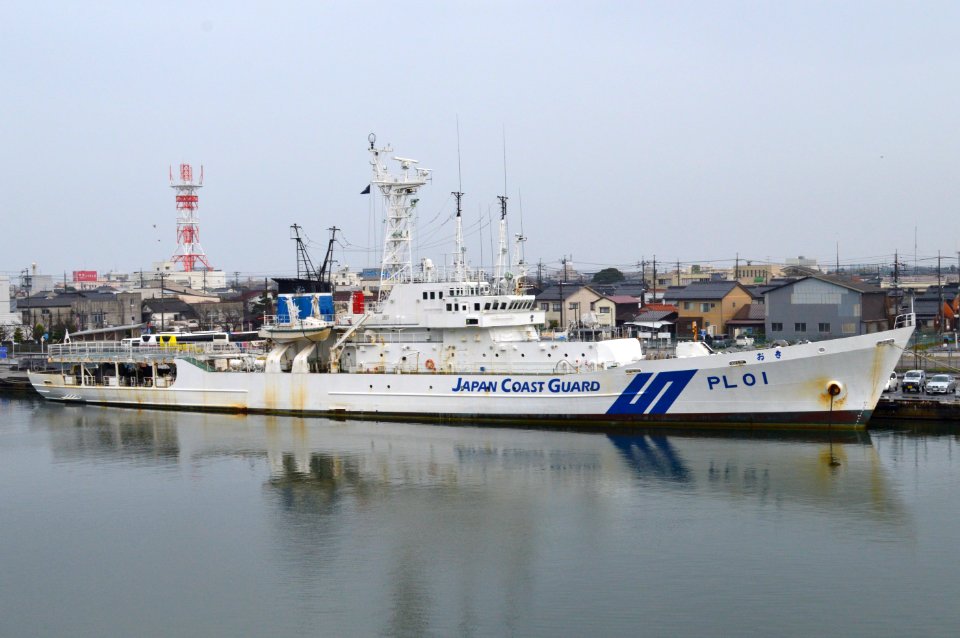 PL-01 Oki in port of Sakai (Shimane)