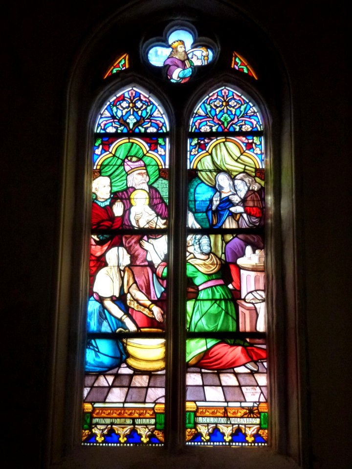 Polincove (Pas-de-Calais, Fr) église Saint-Léger vitrail 06