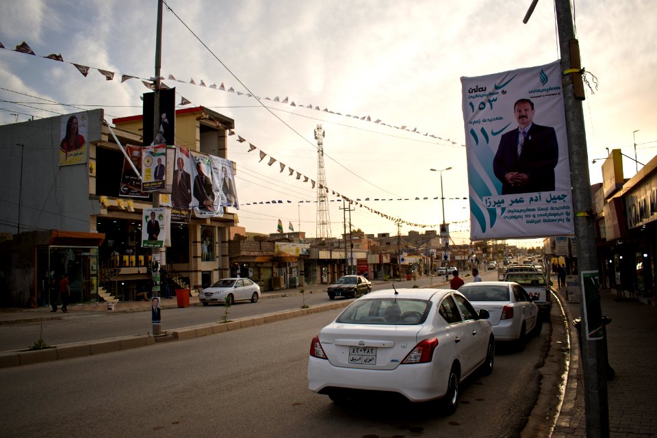 Political posters for the Iraqi Parliamentary Elections in 2018, in Bardarash 03