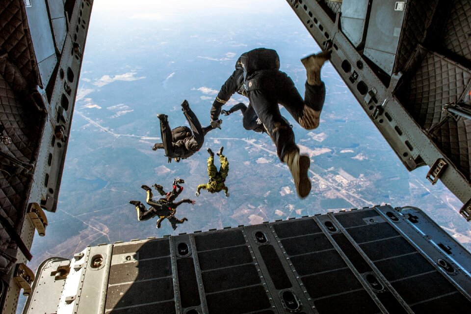 Jumping training military