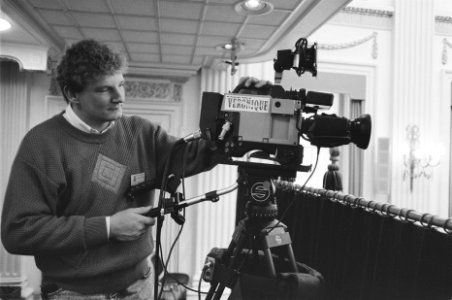 Politiek, cameramannen, TV-omroepen, Bestanddeelnr 934-5048