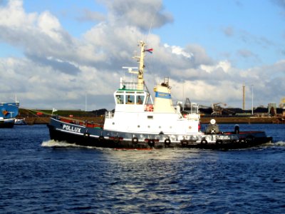 POLLUX IMO 5422112 Callsign PGUE photo-1 in front of locks IJmuiden Holland 09-Dec-2006