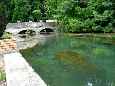 Polisy (Aube, Fr), pont sur la Laignes