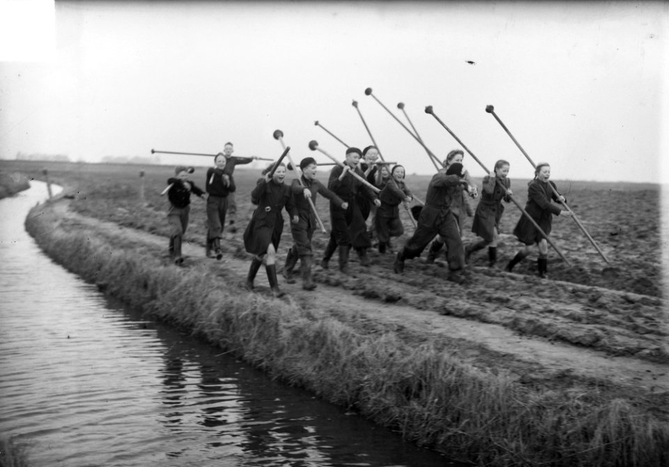Polstokspringen in Friesland, Bestanddeelnr 903-8438