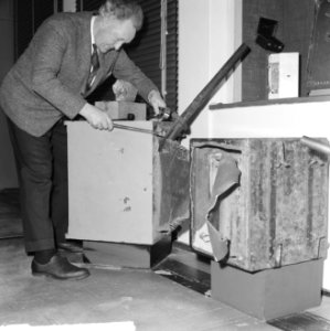 Politiemuseum te Den Haag , de dag voor de opening, Bestanddeelnr 916-3075