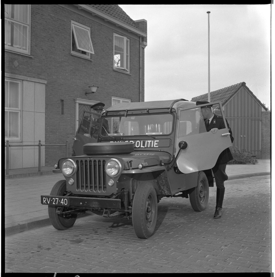 Politievoertuig Rijkspolitie Spijkenisse 1959