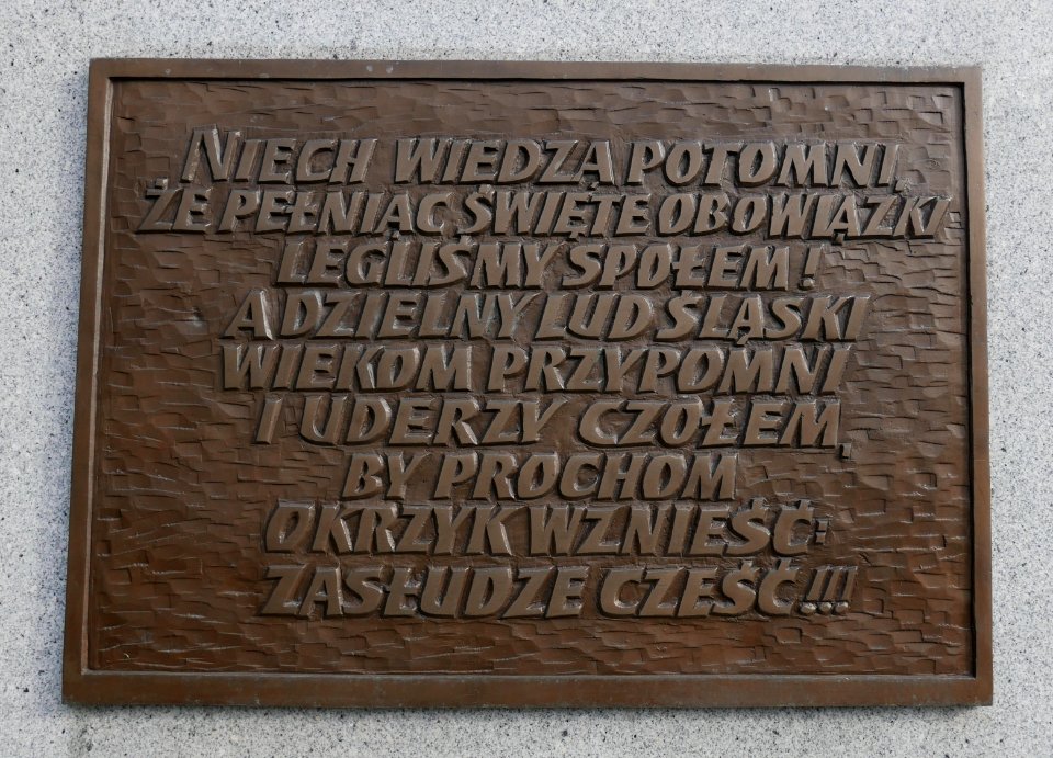 POL Skoczów pomnik Naszym Bohaterom 1919 tablica1