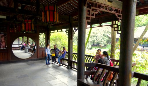 Pond pavilion - Wuhou Shrine - Chengdu, China - DSC05438