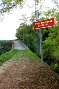 Pont medieval de Sords cartell