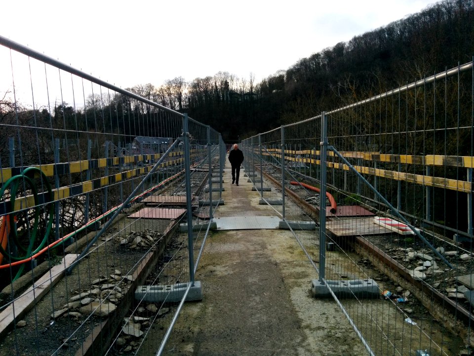 Pont de Godinne en travaux 1