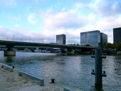 Pont Charles de Gaulle vu de loin