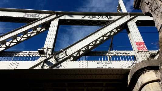 Pont ferroviaire de la Mulatière - détail