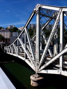Pont ferroviaire de la Mulatière - Côté sud vers la Mulatière