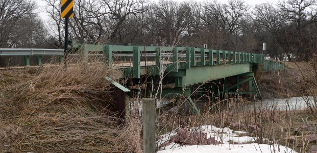 Ponca Creek bridge, 505 Ave, Boyd Co, Nebraska, from NW 1