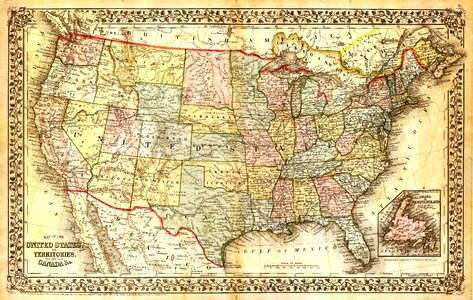 Old map antique map usa