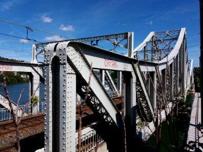 Pont ferroviaire de la Mulatière - Côté sud La Mulatière - Détail