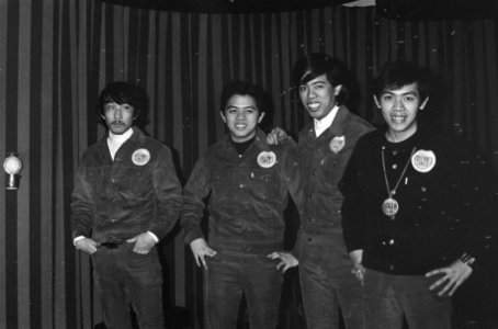 Pop-groep uit Hongkong Danny en the Checkmates in Amsterdam, Bestanddeelnr 922-0708
