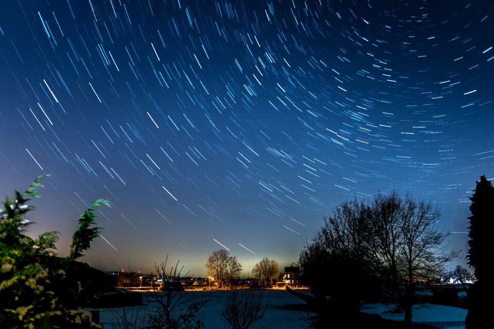 Night starry sky night sky photo