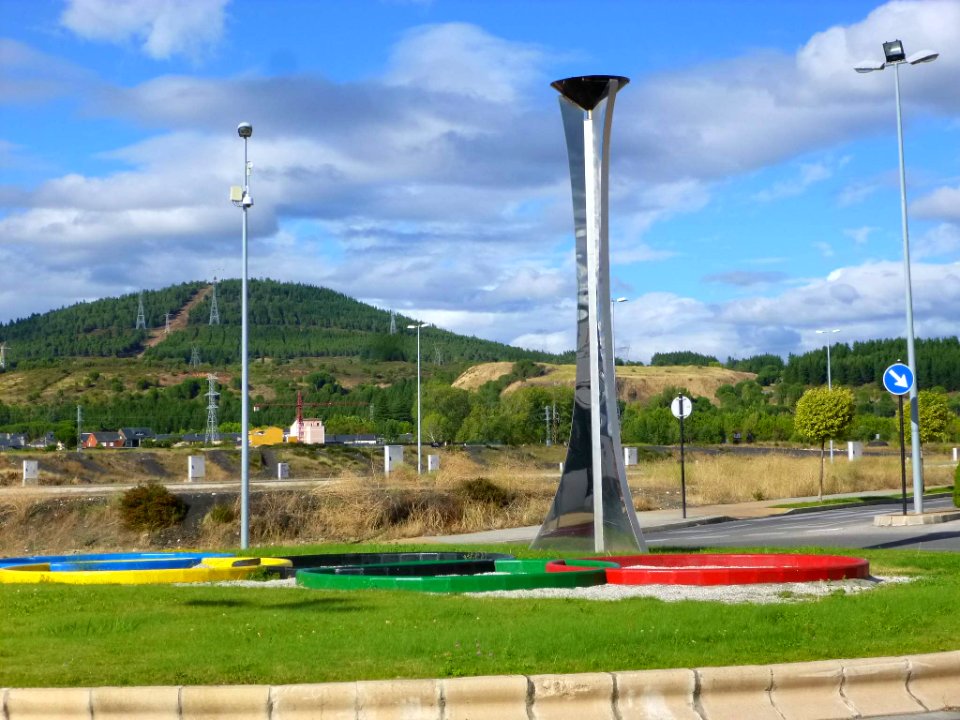 Ponferrada - Glorieta en la Calle José Luis Sáez López