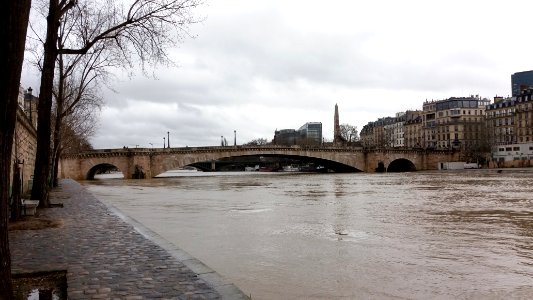 Pont de la Tournelle depuis le quai d'Orléans