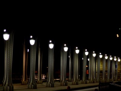 Pont Bir Hakeim by night photo