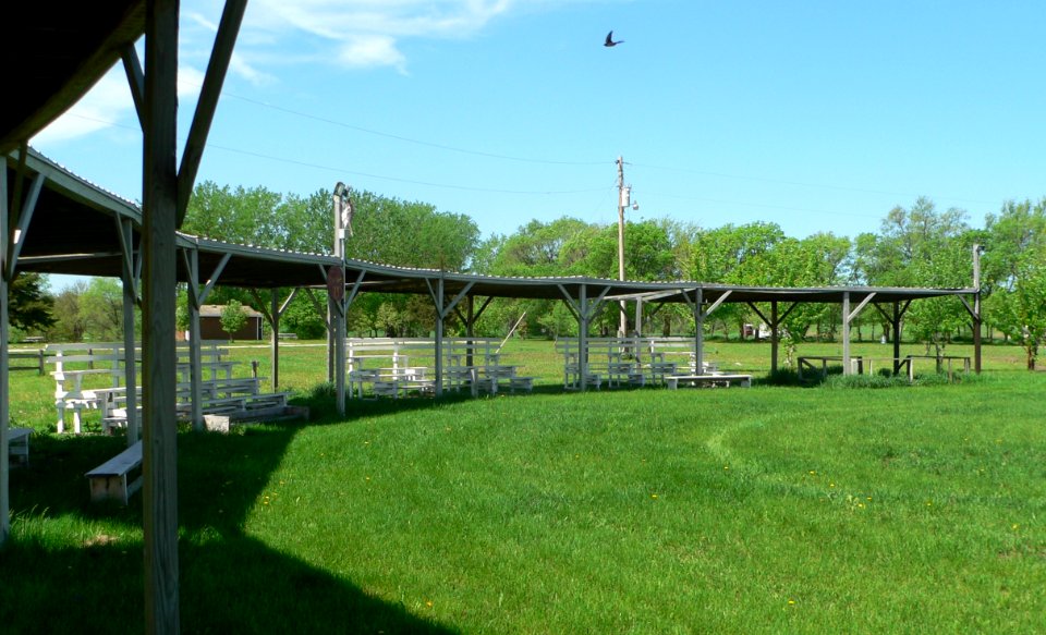Ponca Tribe Community buildings Pow Wow circle 3