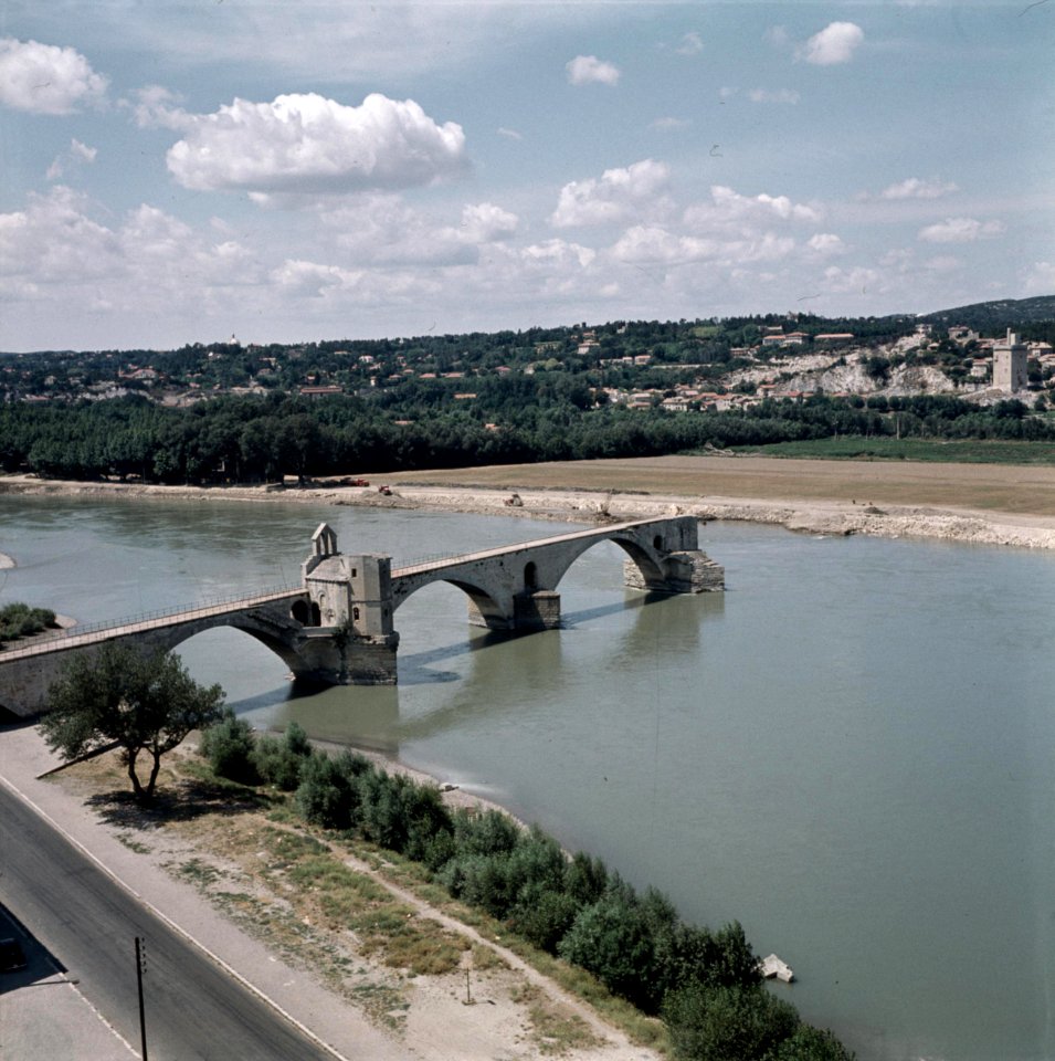 Pont St-Benézet in Avignon, Bestanddeelnr 255-9951